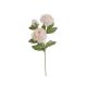 Bujor artificial 2 flori+boboc pentru aranjamente florale model 2
