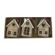 Casute lemn color+agatatoare pentru decoratiuni craciun model 1