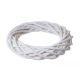 Coronita rattan alb 35 cm pentru aranjamente florale model 1