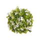 Coronita verdeata artificiala+floricele pentru decoratiuni florale model 1