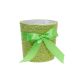 Cos impletit cu fundita pentru aranjamente florale model 4
