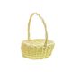 Cos oval rattan color+toarta pentru aranjamente florale model 3
