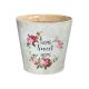 Cos rotund model floral pentru aranjamente florale model 1