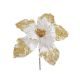 Craciunita artificiala color pentru aranjamente florale model 7