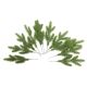 Crenguta brad artificial pentru decoratiuni florale set 12 buc model 2