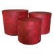 Cutii rotunde pentru flori set 3 buc model 4