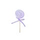 Figurine acadele color pentru decoratiuni Craciun mov