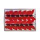 Fluturi 8 cm pentru aranjamente florale set 12 buc model 111