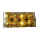 Globuri plastic color pentru decoratiuni florale set 16 buc model 2