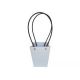Posete hartie pentru flori set 10 buc alb