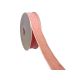 Rola catifea color 2,5 cm pentru aranjamente florale roz prafuit