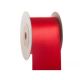 Rola satin color pentru aranjamente florale 4 cm rosu