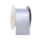 Rola satin color pentru aranjamente florale 4 cm alb