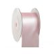 Rola satin color pentru aranjamente florale 4 cm roz