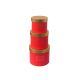 Cutii cilindru color pentru aranjamente florale set 3 buc model 3