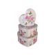 Cutii tip inima pentru flori set 3 buc model 5