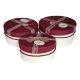 Cutii rotunde pentru flori set 3 buc model 1