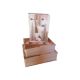Cutii tip carte pentru flori set 3 buc model 12