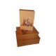 Cutii tip carte pentru flori set 3 buc model 13