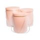 Cutii tip cilindru pentru flori set 3 buc model 4