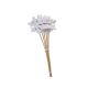 Fulg nea lemn+bat pentru decoratiuni Craciun set 6 buc model 1