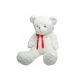 Ursulet plus color pentru decoratiuni florale 60 cm alb