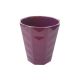 Vas ceramica 13x15 cm pentru aranjamente florale mov inchis