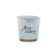Vas ceramica model craciun pentru aranjamente florale model 2