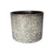 Vas ceramica rotund model romb pentru aranjamente florale model 4