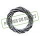 PRODUS CU DEFECT model 3 - Coronita rattan 25 cm pentru aranjamente florale