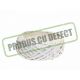 PRODUS CU DEFECT model 1 - Cos rotund rattan alb 20 cm pentru aranjamente florale
