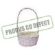 PRODUS CU DEFECT model 1 - Cos rattan+toarta pentru aranjamente florale