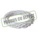 PRODUS CU DEFECT model 1 - Coronita rattan alb 20 cm pentru aranjamente florale