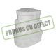 PRODUS CU DEFECT model 2 - Cutii tip inima catifea pentru flori set 3 buc