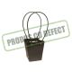 PRODUS CU DEFECT negru - Posete hartie pentru flori set 10 buc