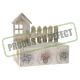 PRODUS CU DEFECT model 1 - Ladita lemn+model pentru aranjamente florale