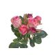 model 4 - Buchet 4 tarndafiri+ 3 boboci din flori artificiale