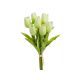 model 12 - Buchet 7 fire lalele artificiale pentru aranjamente florale