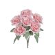 model 3 - Buchet 7 fire trandafiri artificiali pentru aranjamente florale