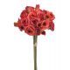 rosu - Buchet 9 fire trandafirasi din flori artificiale