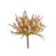 model 1 - Buchet bobite+floricele artificiale color