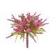 model 3 - Buchet bobite+floricele artificiale color