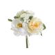 model 2 - Buchet bujori si hortensie din flori artificiale