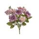 model 2 - Buchet mixt trandafiri+hortensie artificiale pentru aranjamnete florale