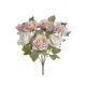 model 4 - Buchet mixt trandafiri+hortensie artificiale pentru aranjamnete florale
