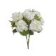 model 1 - 8491 Buchet trandafiri artificiali+hortensie color pentru aranjamente florale