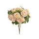 model 3 - 8491 Buchet trandafiri artificiali+hortensie color pentru aranjamente florale