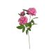 model 3 - Bujor artificial 2 flori+boboc pentru aranjamente florale