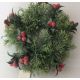 Coronita Brad Artificial+bobite Rosii Pentru Decoratiuni Florale