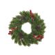 Coronita Brad Artificial+con+bobite Rosii Pentru Aranjamente Florale
